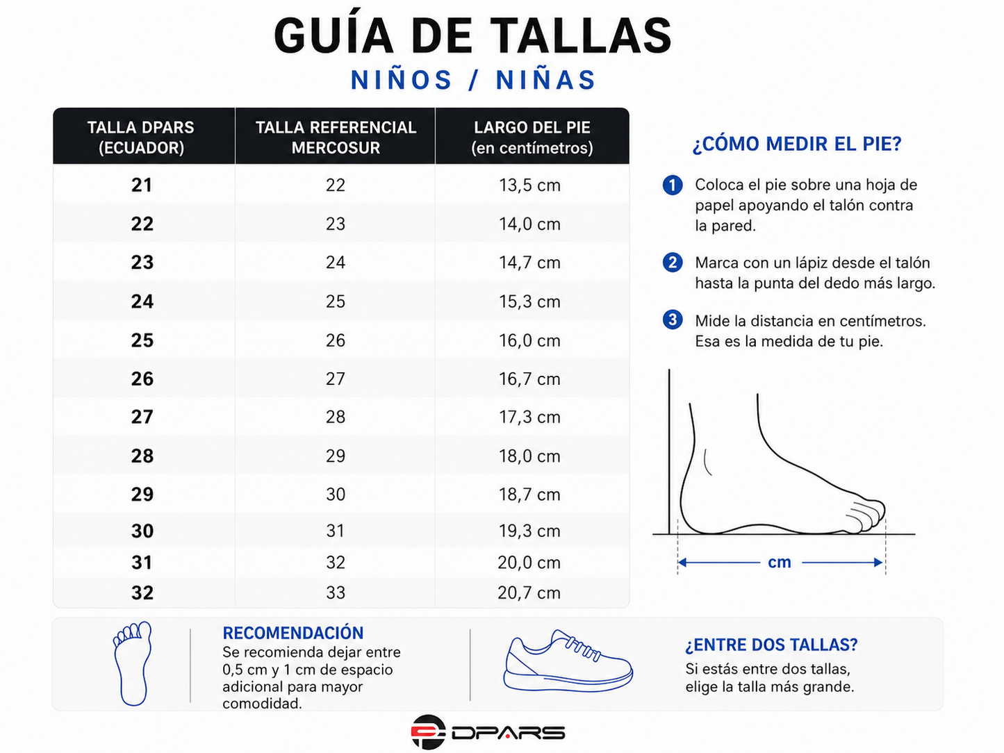 Zapatos infantiles Unisex de Textil