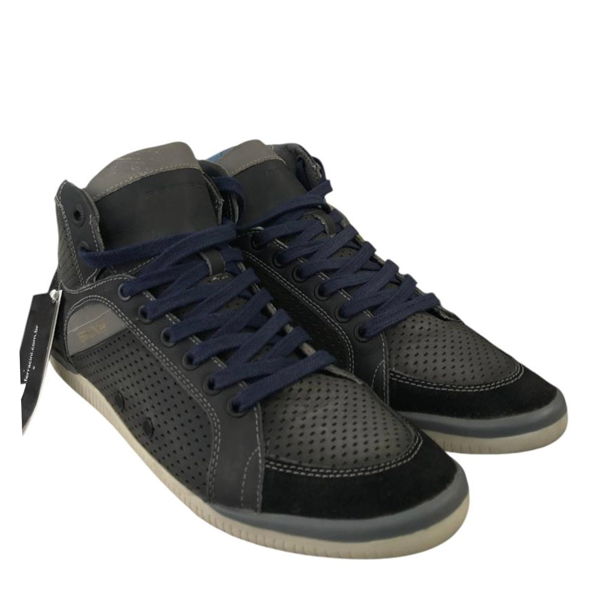Zapatilla de hombre botin en cuero  7314-246A