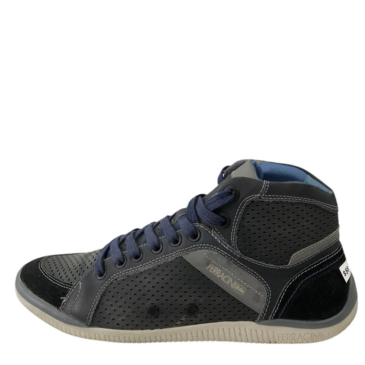 Zapatilla de hombre botin en cuero  7314-246A