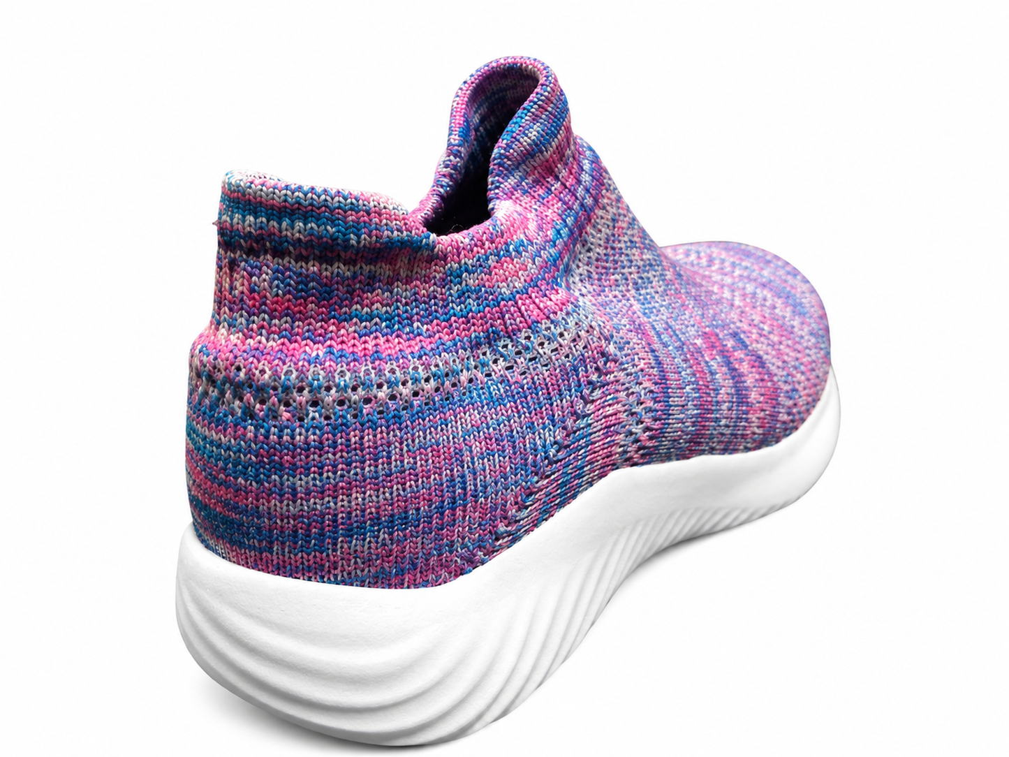 Zapatos lila de niña en textil