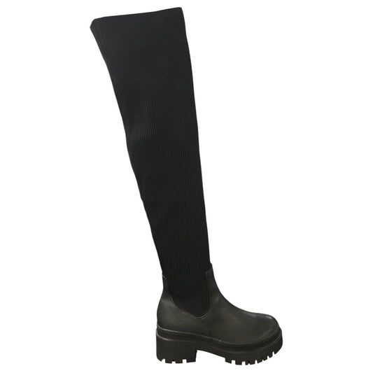 Botas altas taco plano MN700