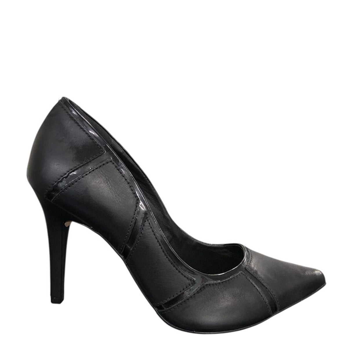 Tacón puntón negro T0183.
